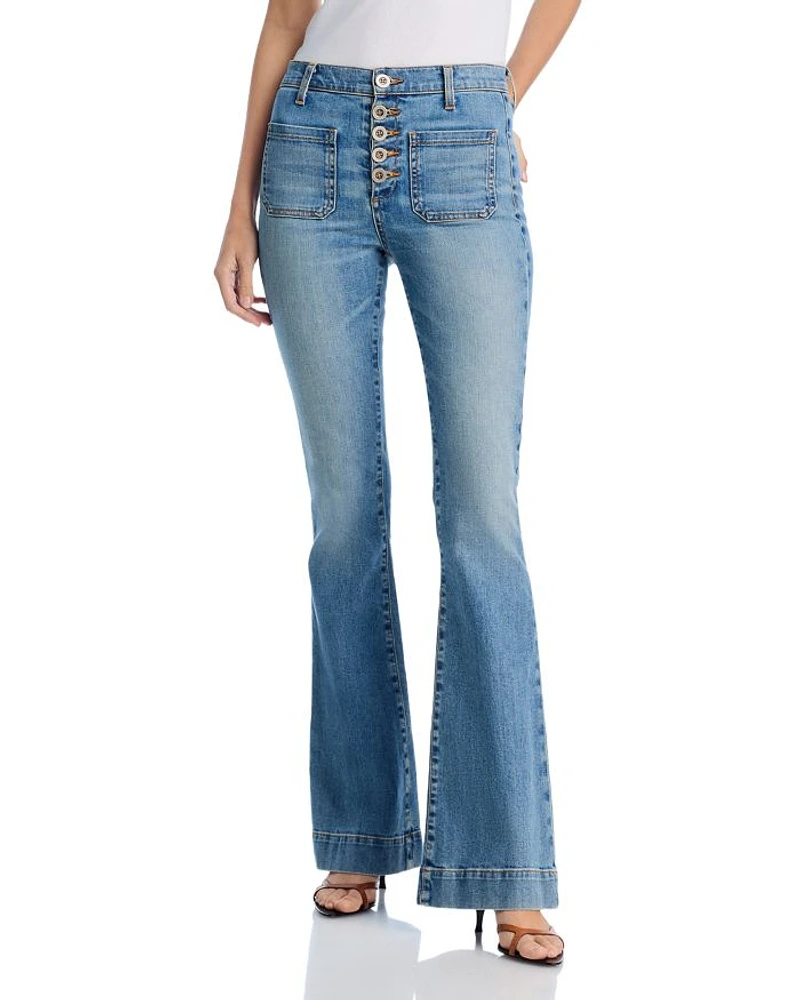 Cindy High Rise Flare Jeans