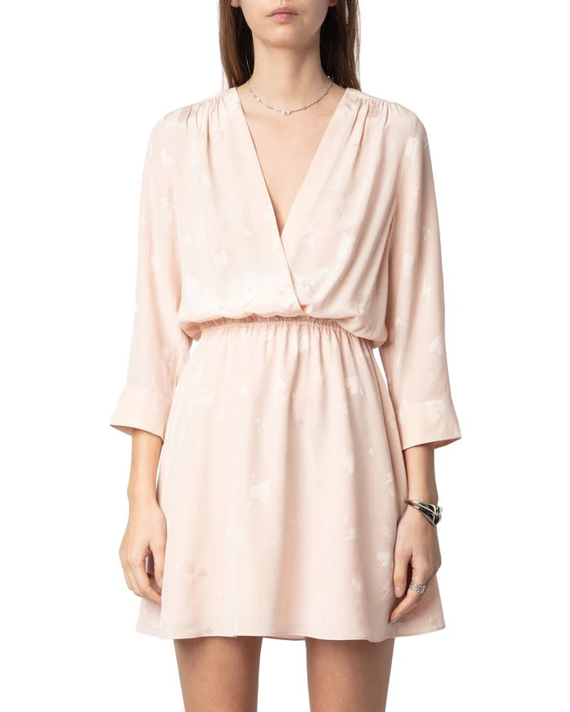Rucus Silk Flash Heart Dress
