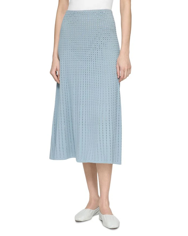 Pointelle Stitch Skirt