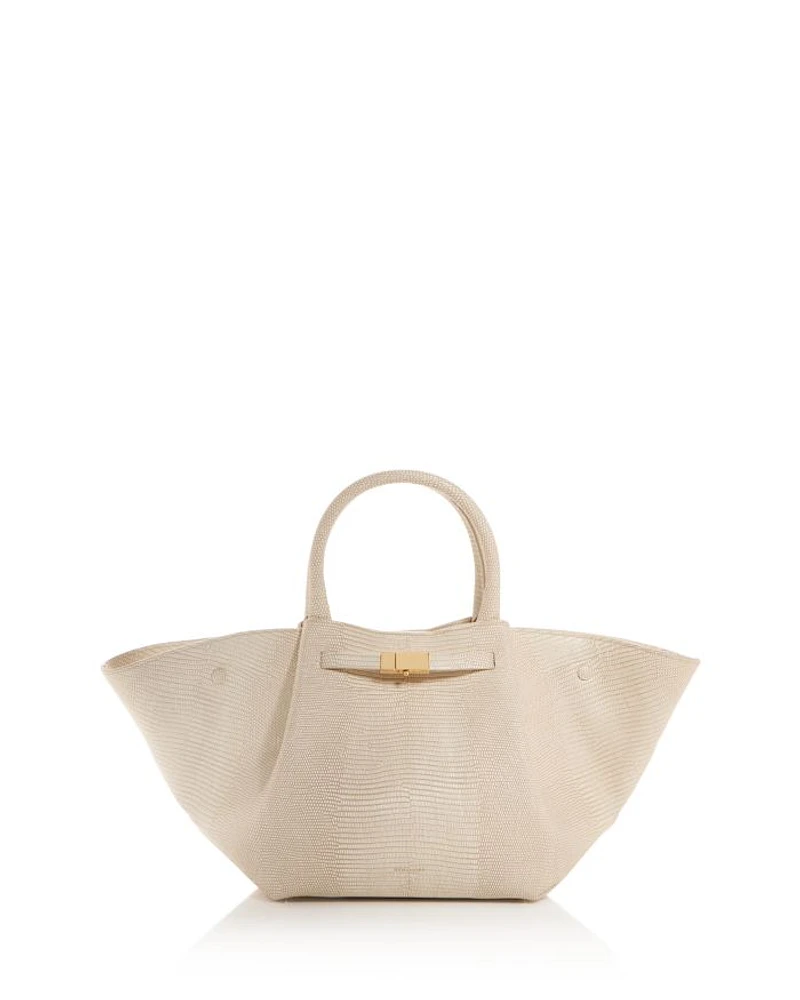 The Mini New York Embossed Leather Tote