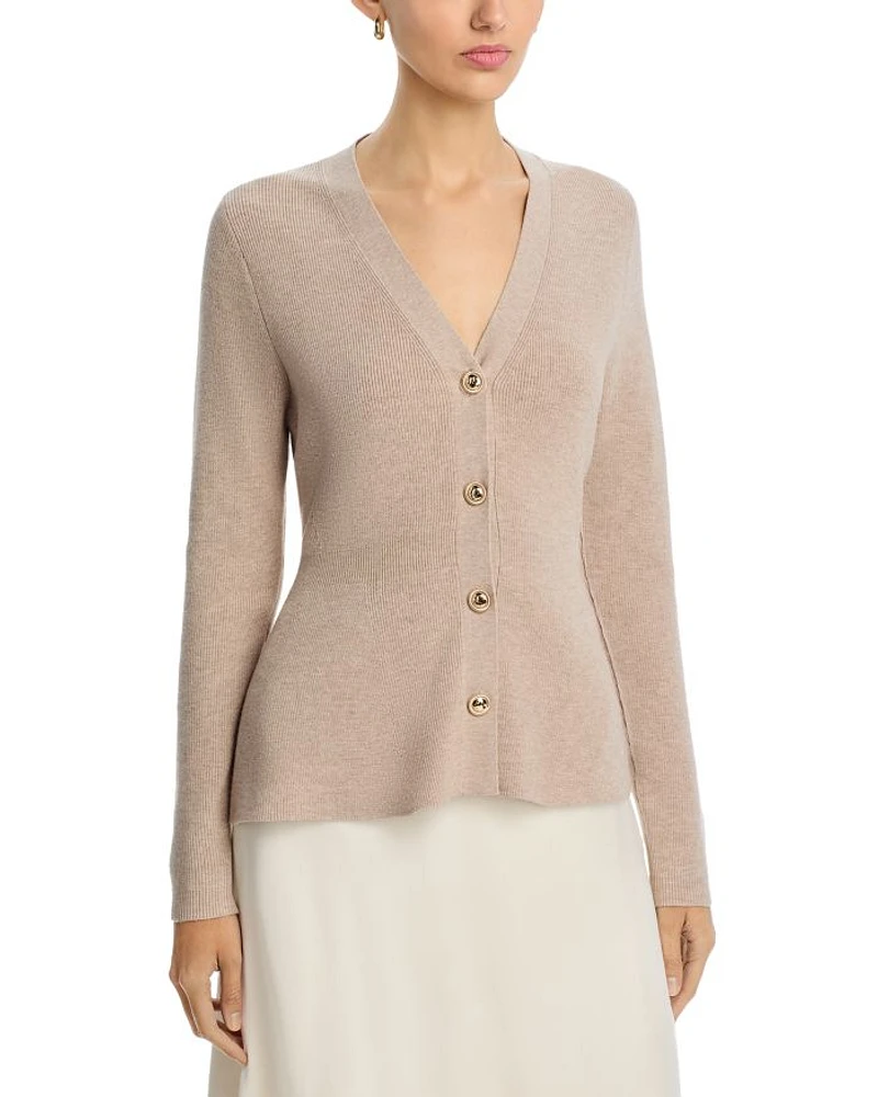 Peplum Hem Cardigan