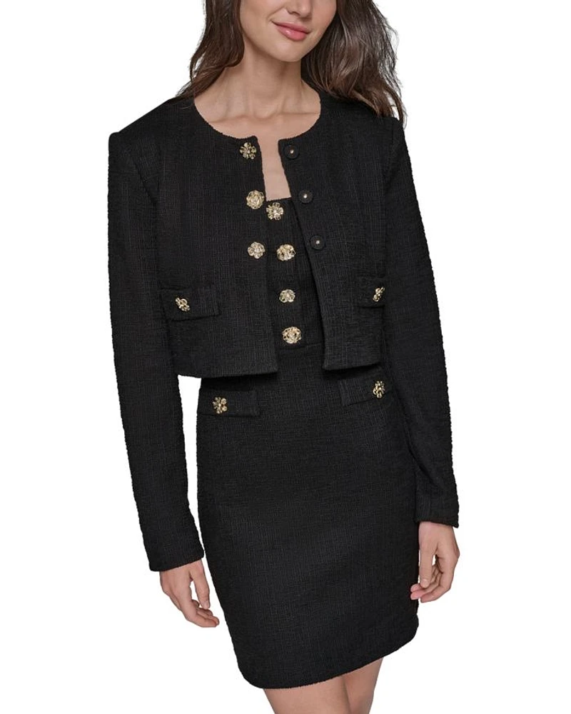 Collarless Jacket
