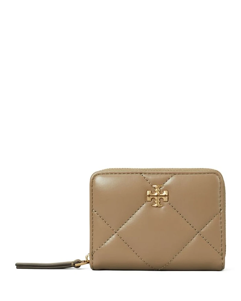 Small Kira Diamond Quilt Zip Around Wallet