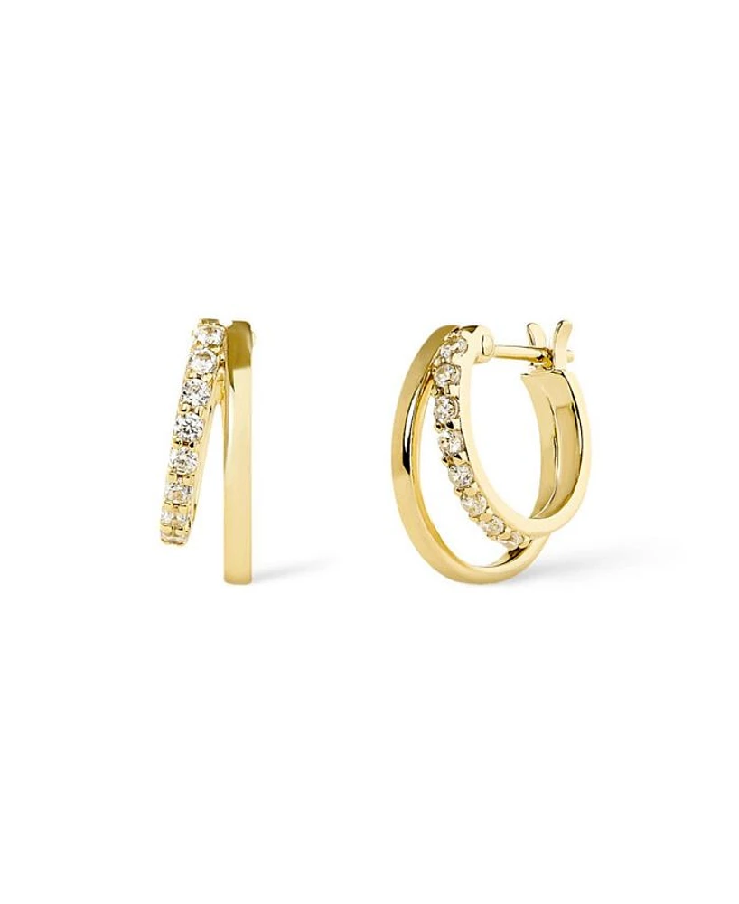 Toda Double Hoop Earrings