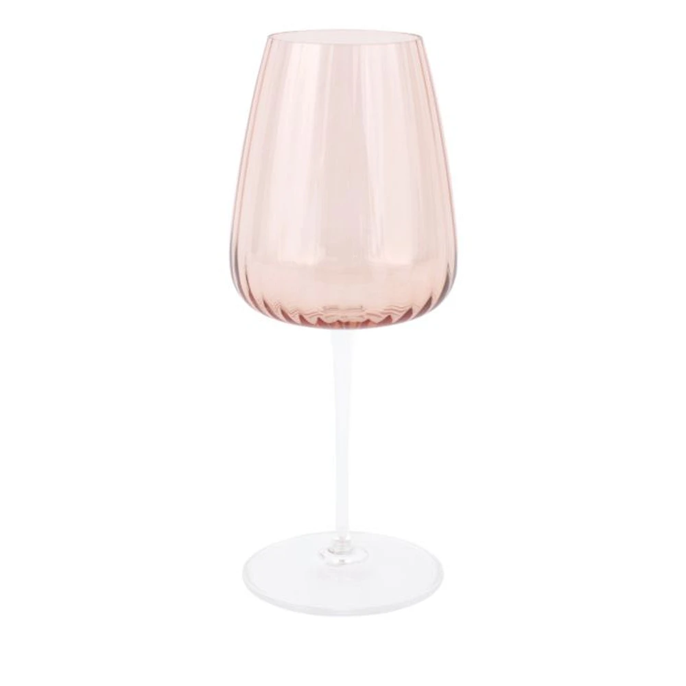 Francesca Amber Water Glass