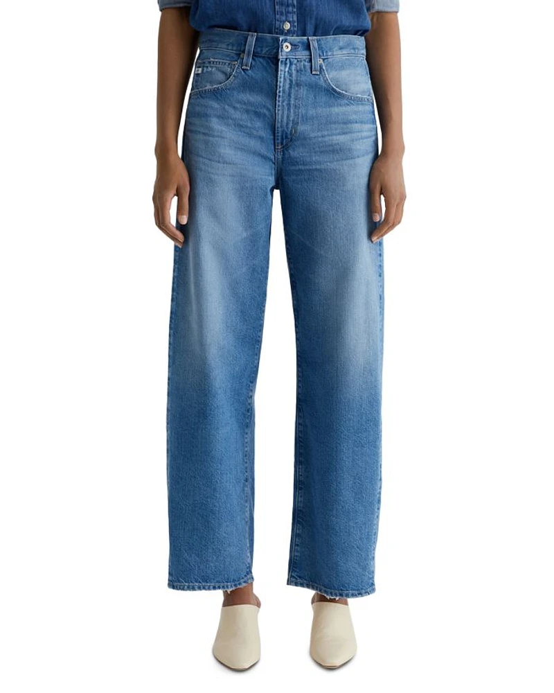 High Rise Barrel Leg Jeans Flashback
