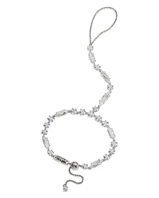 BTRX Mixed Cubic Zirconia Hand Chain Bracelet