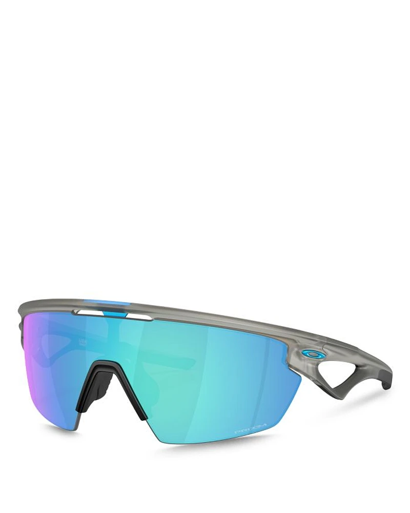 Sphaera Rectangle Shield Sunglasses, 136mm