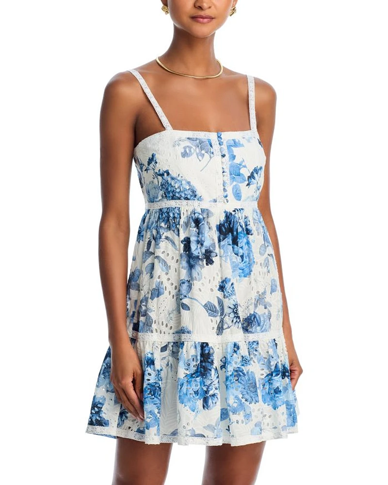 Fallon Square Neck Babydoll Dress