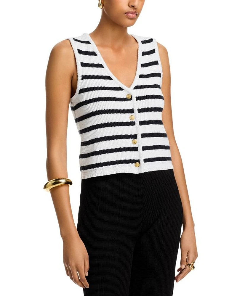 Striped Sweater Vest - Exclusive