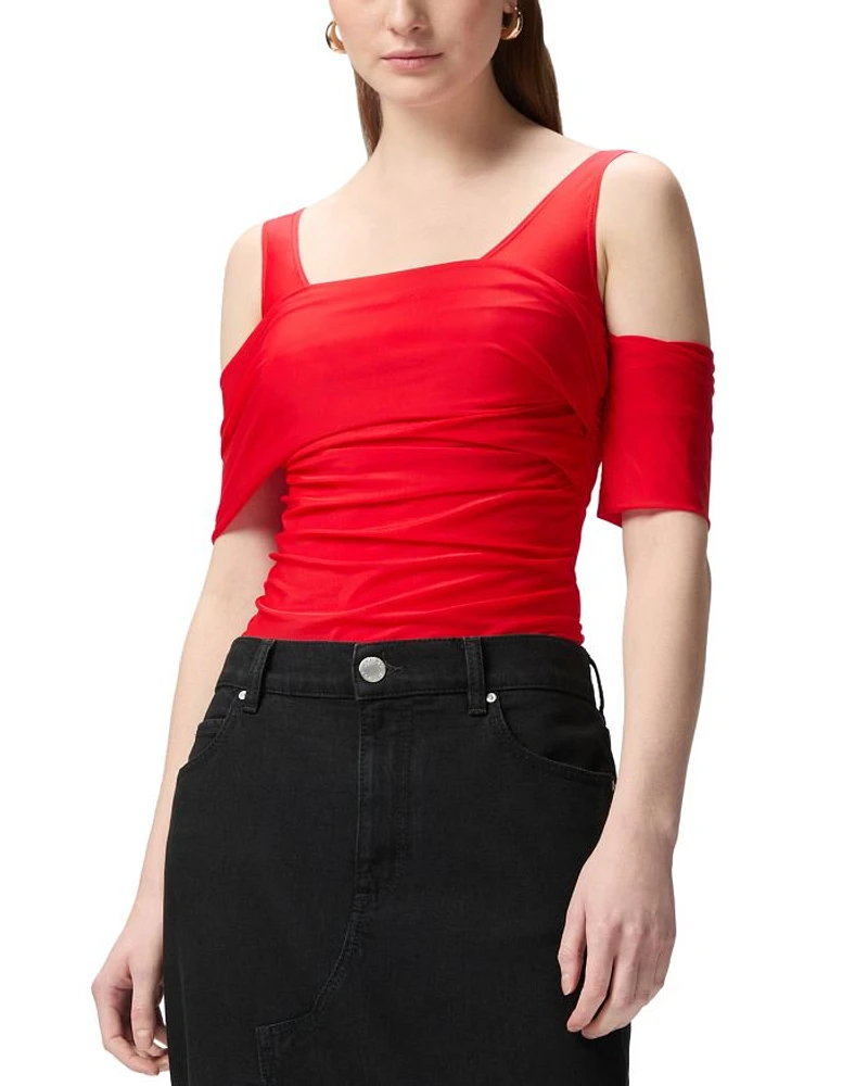 Bella Vera Cold Shoulder Bodysuit