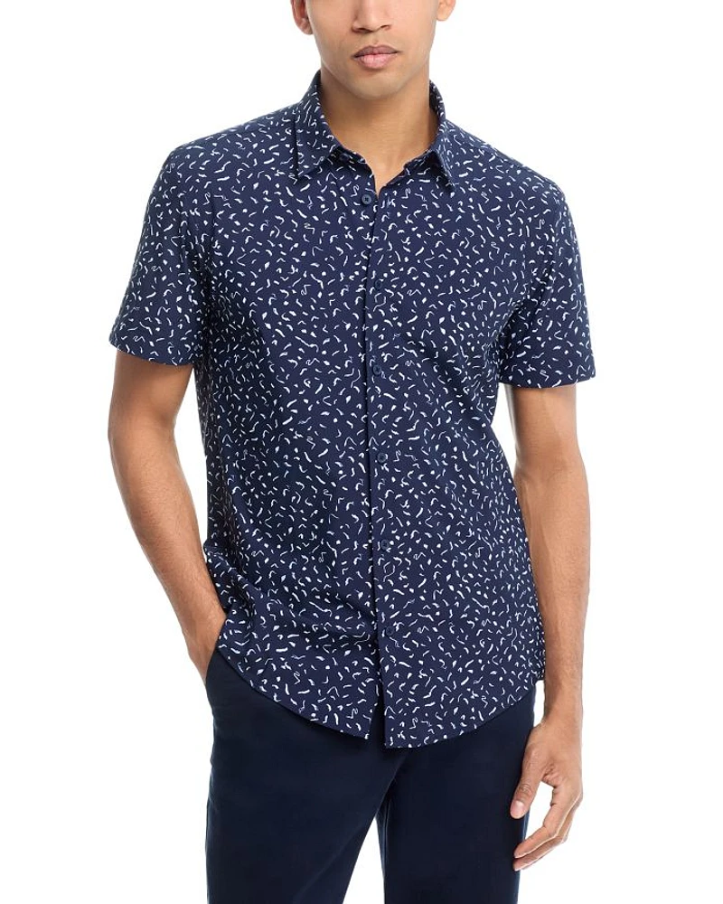 Roan Slim Fit Printed Short Sleeve Shirt