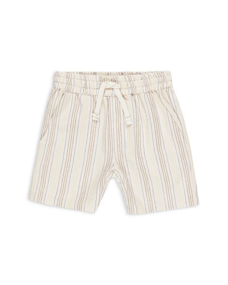 Boys' Striped Bermuda Linen Shorts - Little Kid