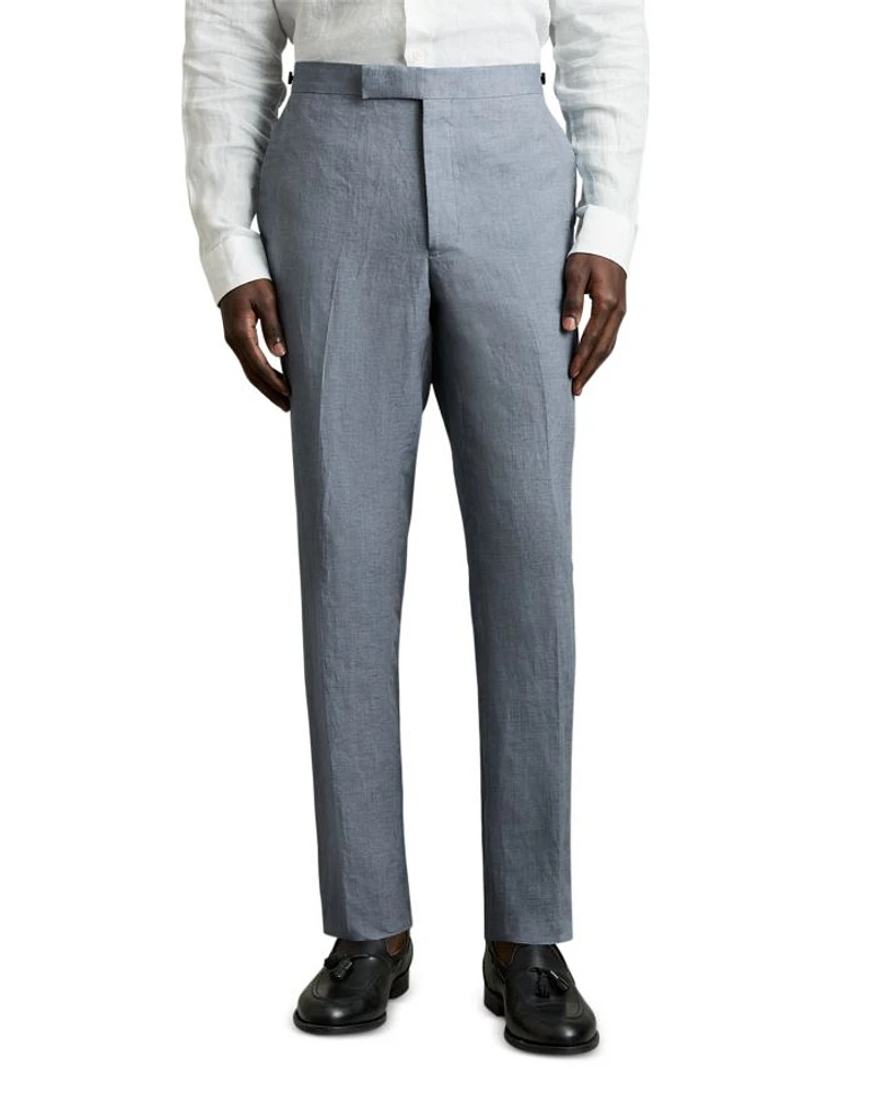 Linen Slim Mixer Trousers