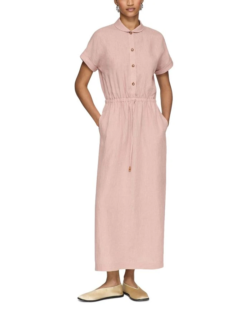 Claudine Linen Maxi Dress
