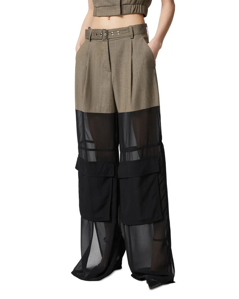 River Mixed Media Pants