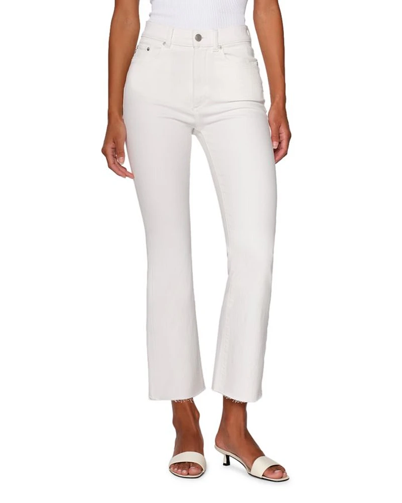Bridget Bootcut High Rise Instasculpt™ Crop Jeans White
