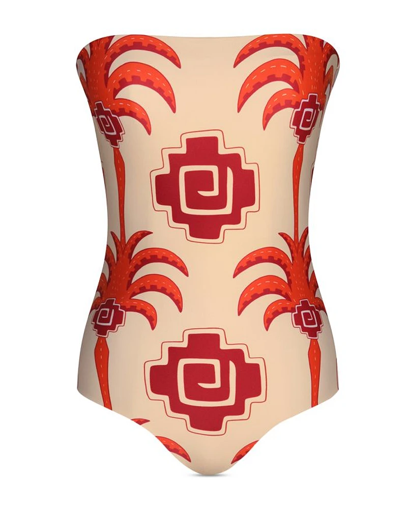 Alta Mar Bandeau One Piece Swimsuit