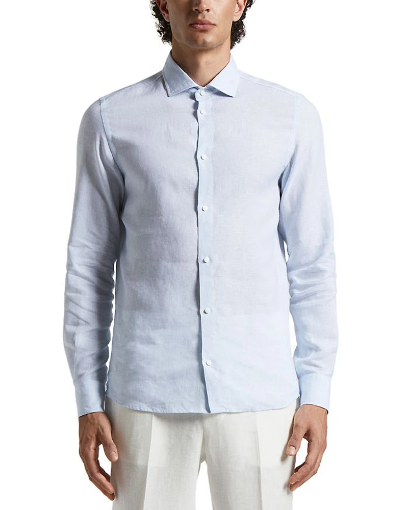 Long Sleeve Button Front Shirt