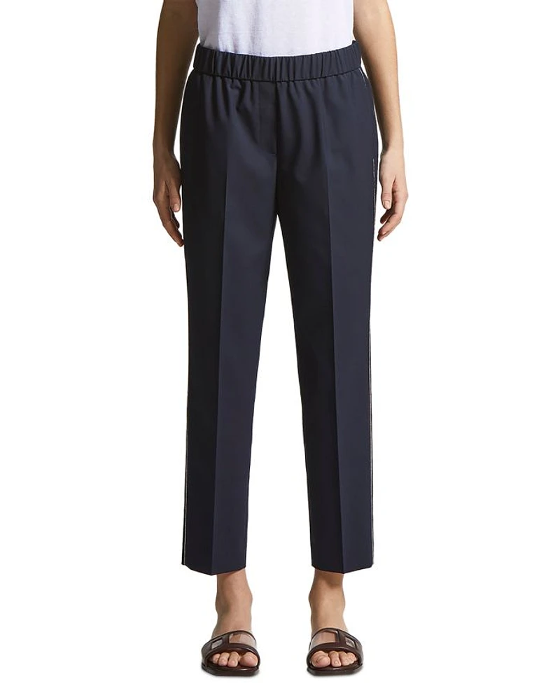 Peserico Elastic Waistband Pants