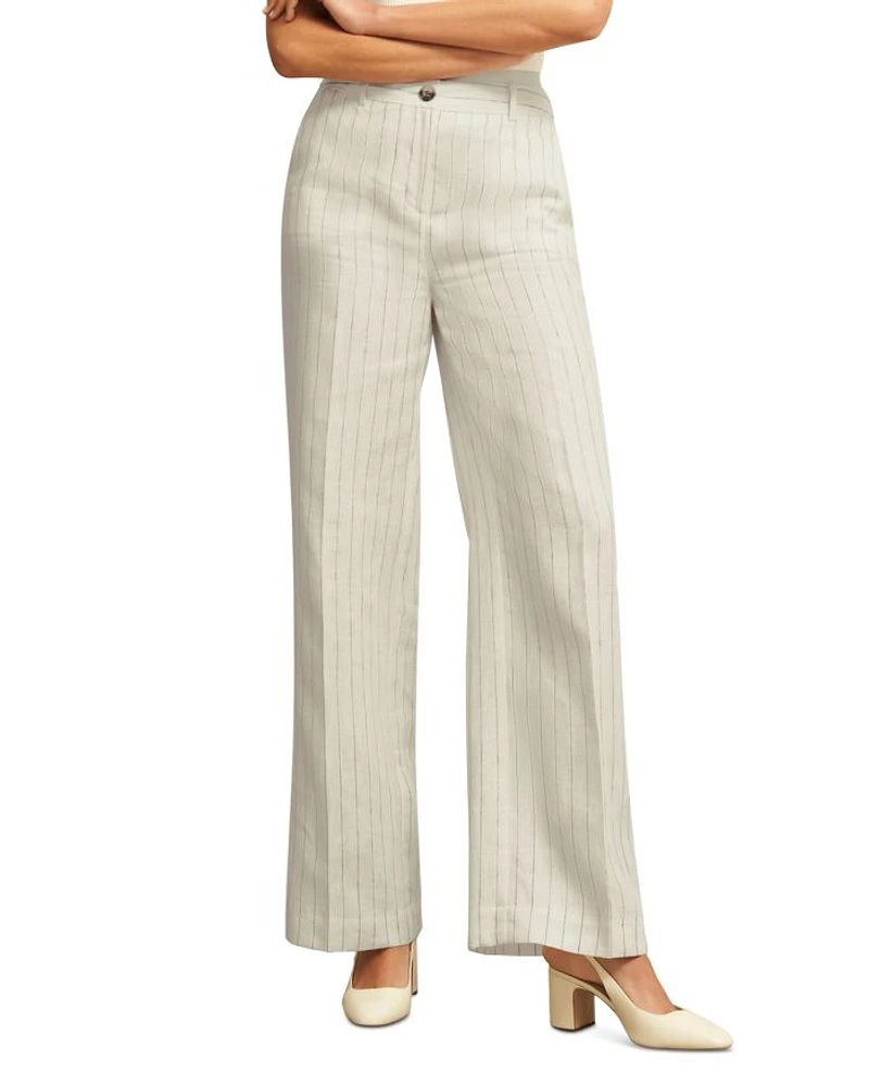 Groombridge Wide Leg Linen Trousers