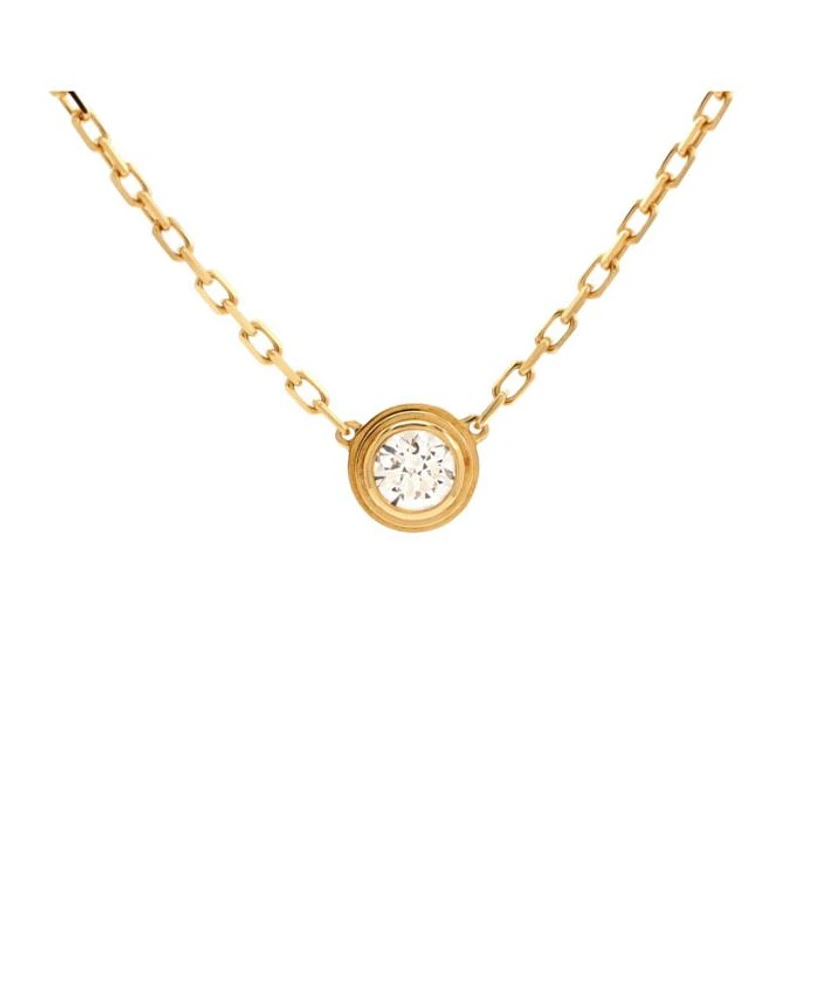 D'Amour Pendant Necklace 18K Gold with Diamond