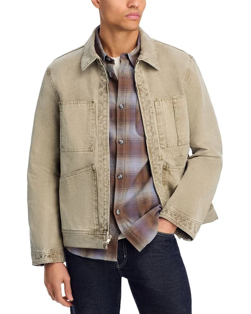 Garment Dyed Canvas Work Jacket