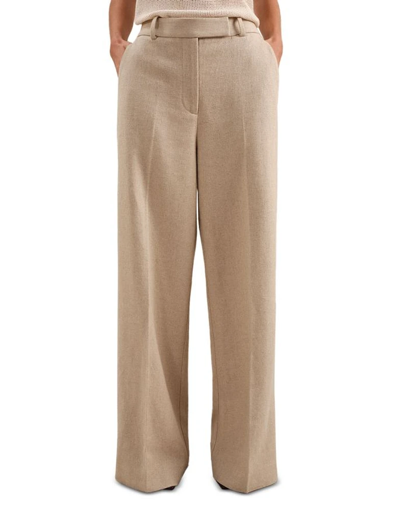 Devon Wide Leg Linen Pants