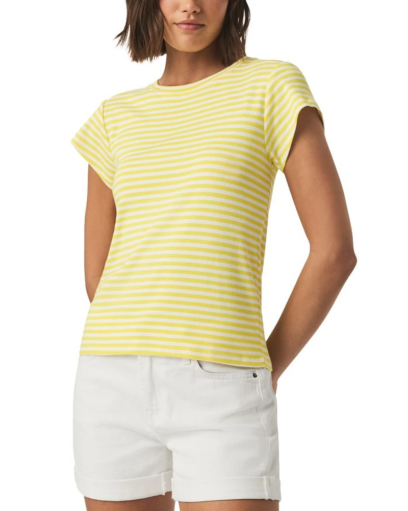 Faye Crewneck Stripe Tee