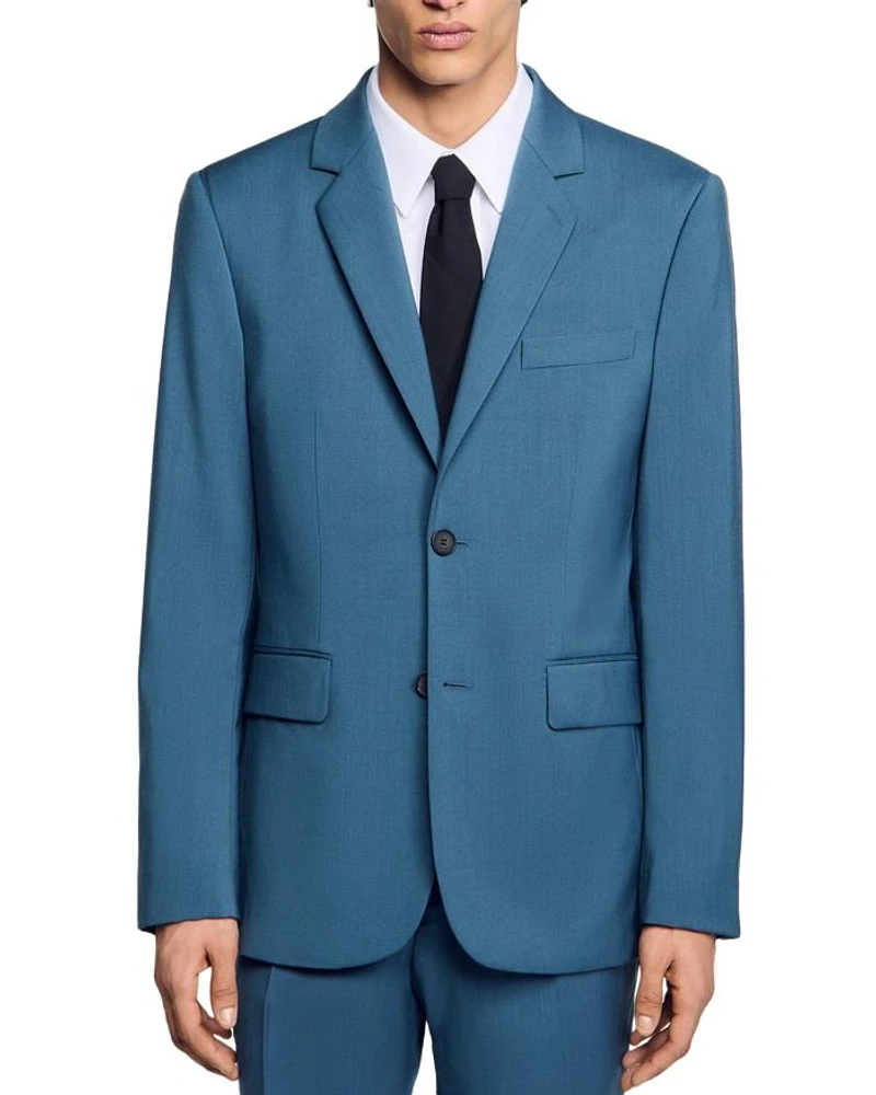 Classic Wool Suit Jacket