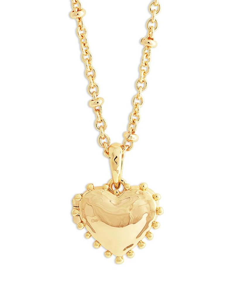 Heart Locket Pendant Necklace