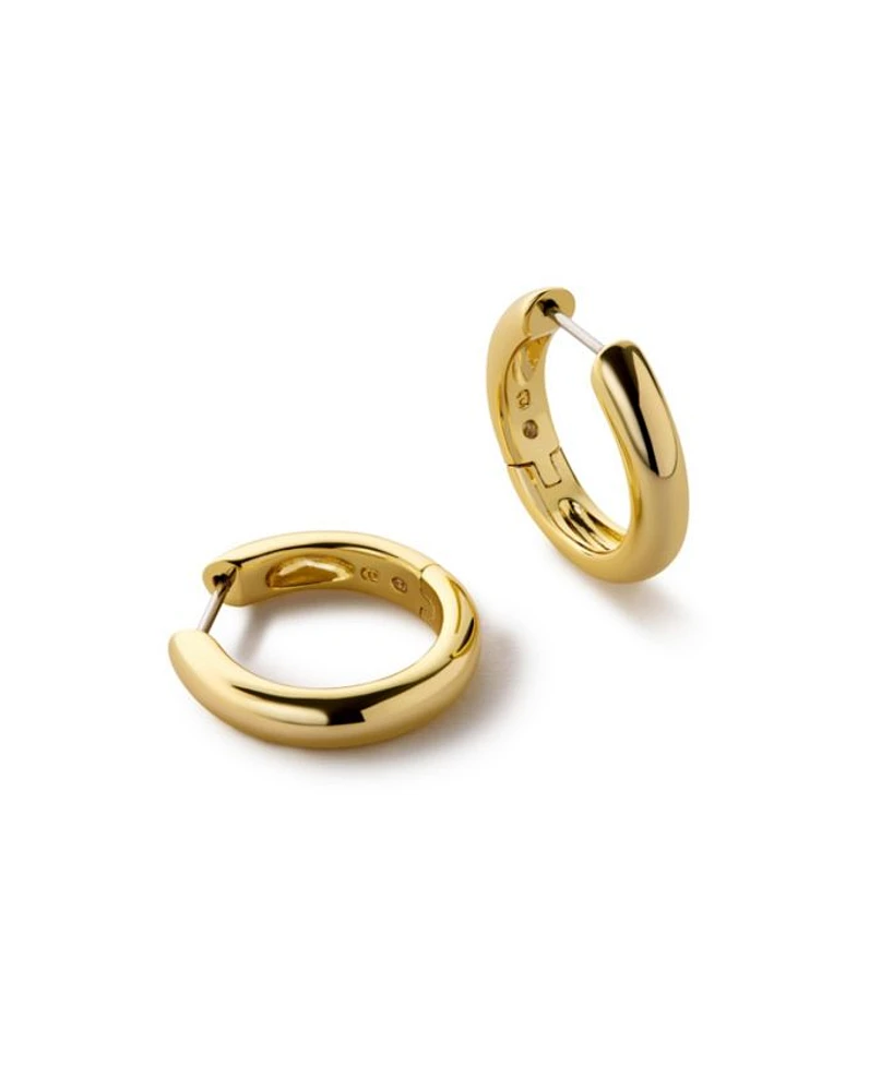 Giulia Medium Gold Hoop Earrings