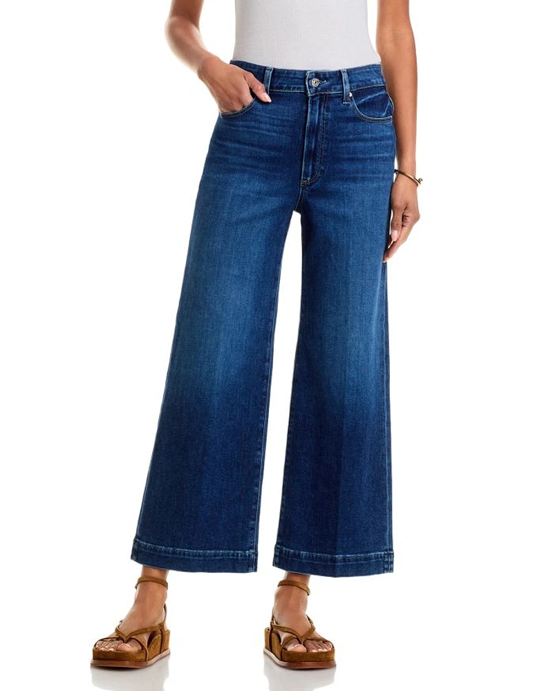 Anessa High Rise Cropped Wide Leg Jeans Kindered