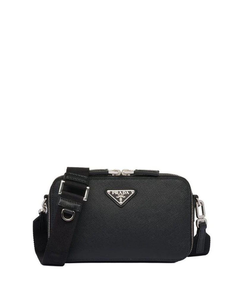 Brique Saffiano Leather Bag
