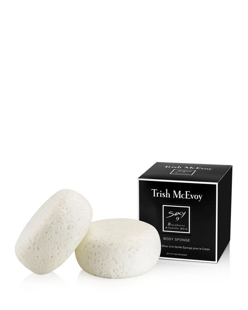 Sexy 9 Blackberry & Vanilla Musk Body Sponge Duo