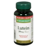 Nature's Bounty - Lutein 20mg Gel, 60 Each