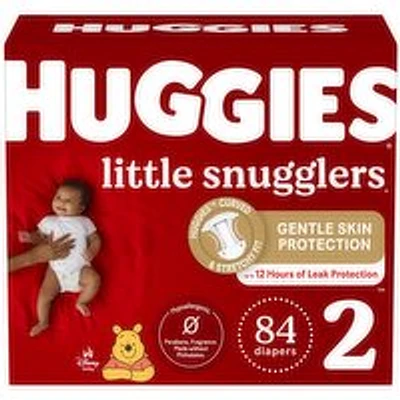Huggies - Huggies Little Snug Diaper Sz2 Giga 84, 84 Each