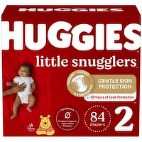 Huggies - Huggies Little Snug Diaper Sz2 Giga 84, 84 Each