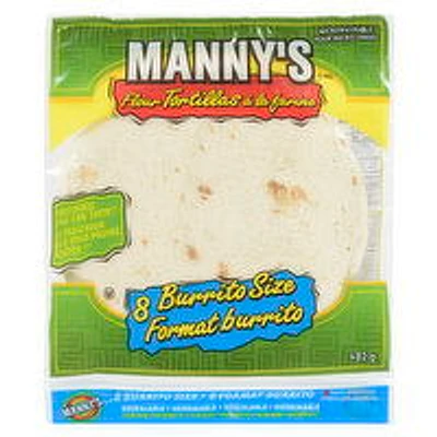 Manny's - Flour Tortillas, Burrito Size, 482 Gram