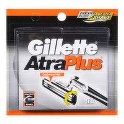 Gillette - AtraPlus Lubrastrip Cartridges, 10 Each