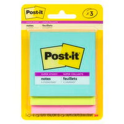 Post-it - Super Sticky Notes Supernova, 3 Each