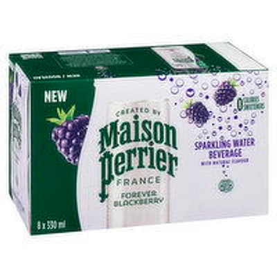Maison Perrier - Forever Blackberry Sparkling Water, 8x330mL, 1 Each