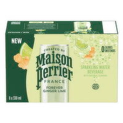 Maison Perrier - Forever Ginger Lime Sparkling Water, 8x330mL, 1 Each