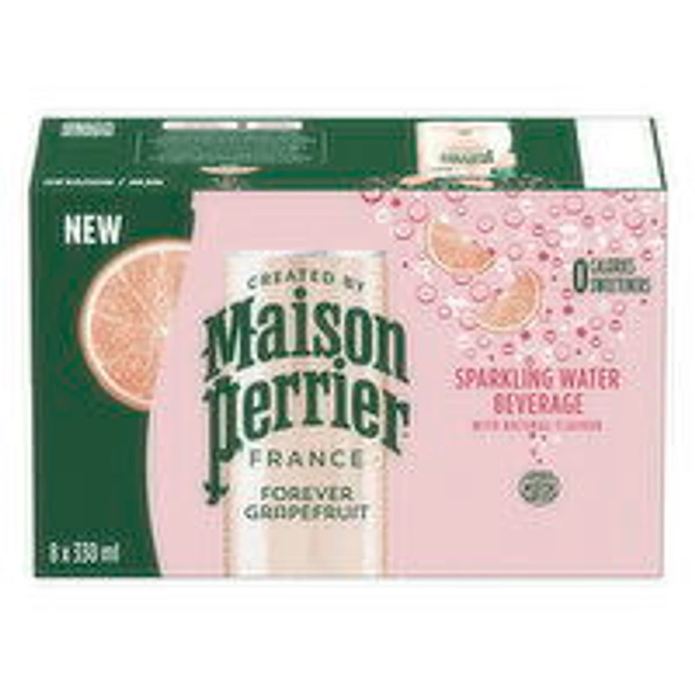 Maison Perrier - Forever Fruit Sparkling Water, 8x330mL, 8 Each