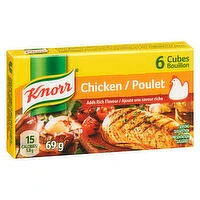 Knorr - Knorr Swiss Clear Chckn Blln Cubes, 6 Each