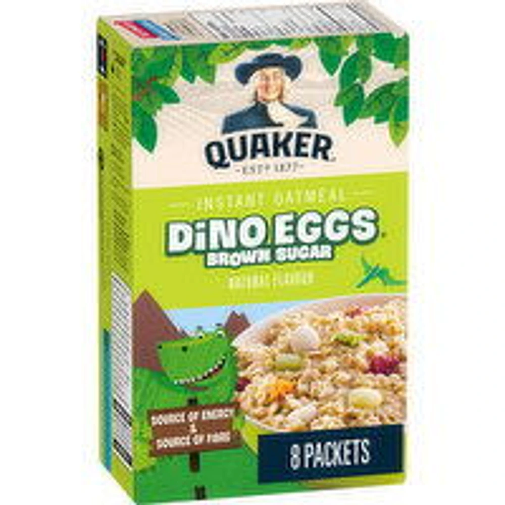 QUAKER - Quaker Dino Eggs Brown Sugar, 8 Each