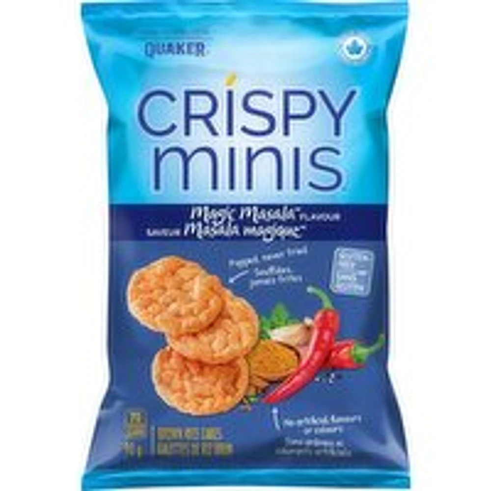 QUAKER - Crispy Minis, Magic Masala Rice Chips, 90 Gram