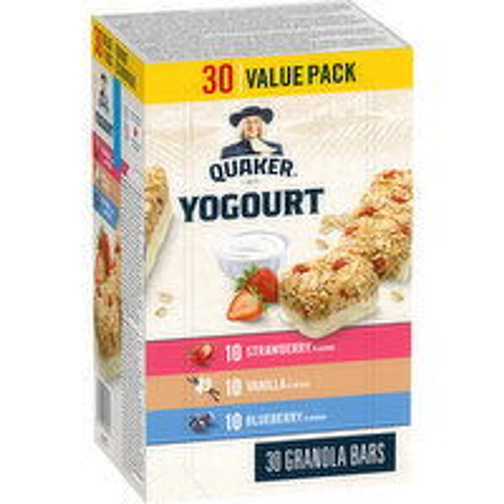 QUAKER - Yogurt Granola Bars - Club Pack, 30 Each