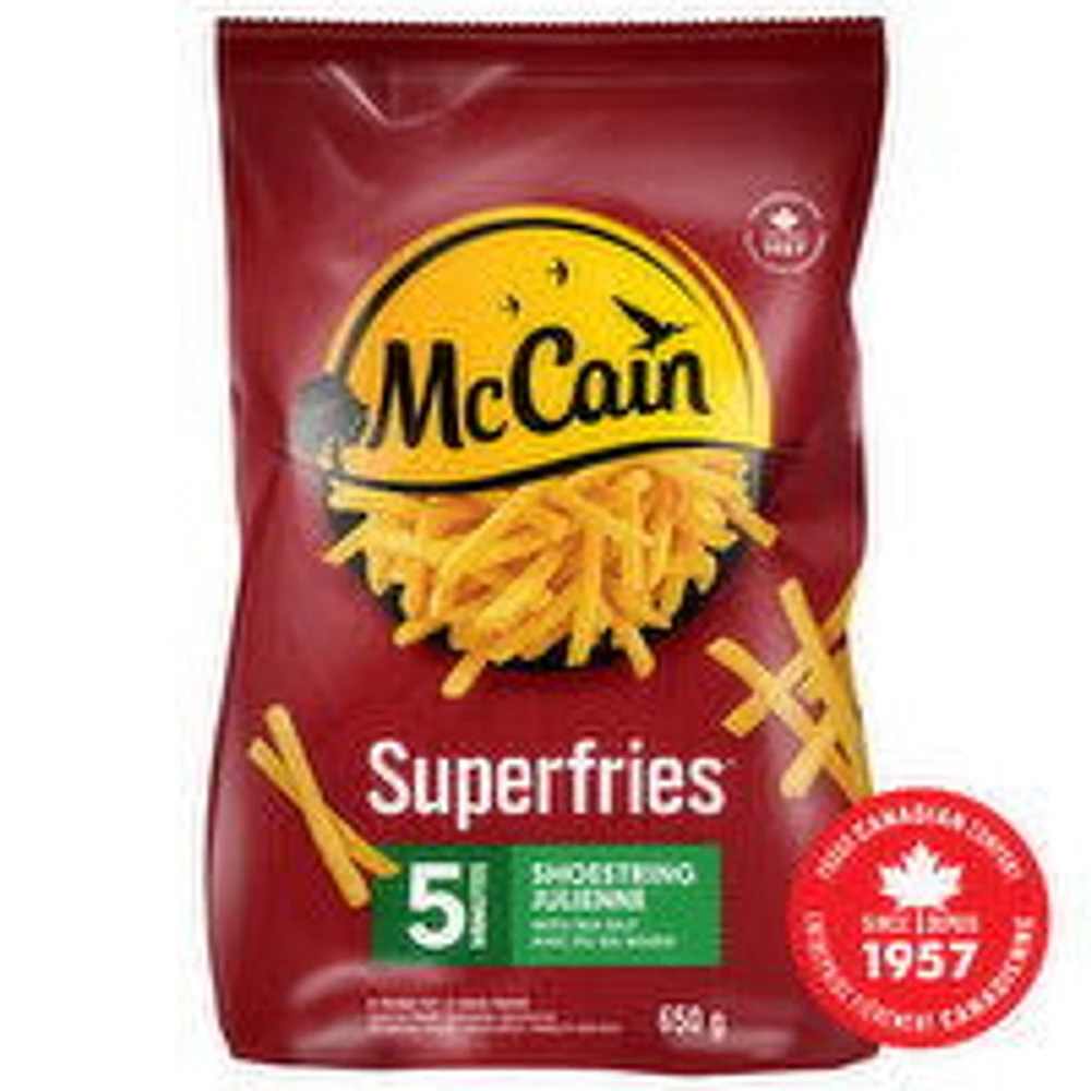 McCain - Superfries 5 Minute Shoestring Fries, 650 Gram