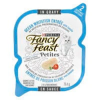 Purina - Fancy Feast Petites Ocean Whitefish Entree In Gravy, Wet Cat Food, 79.4 Gram